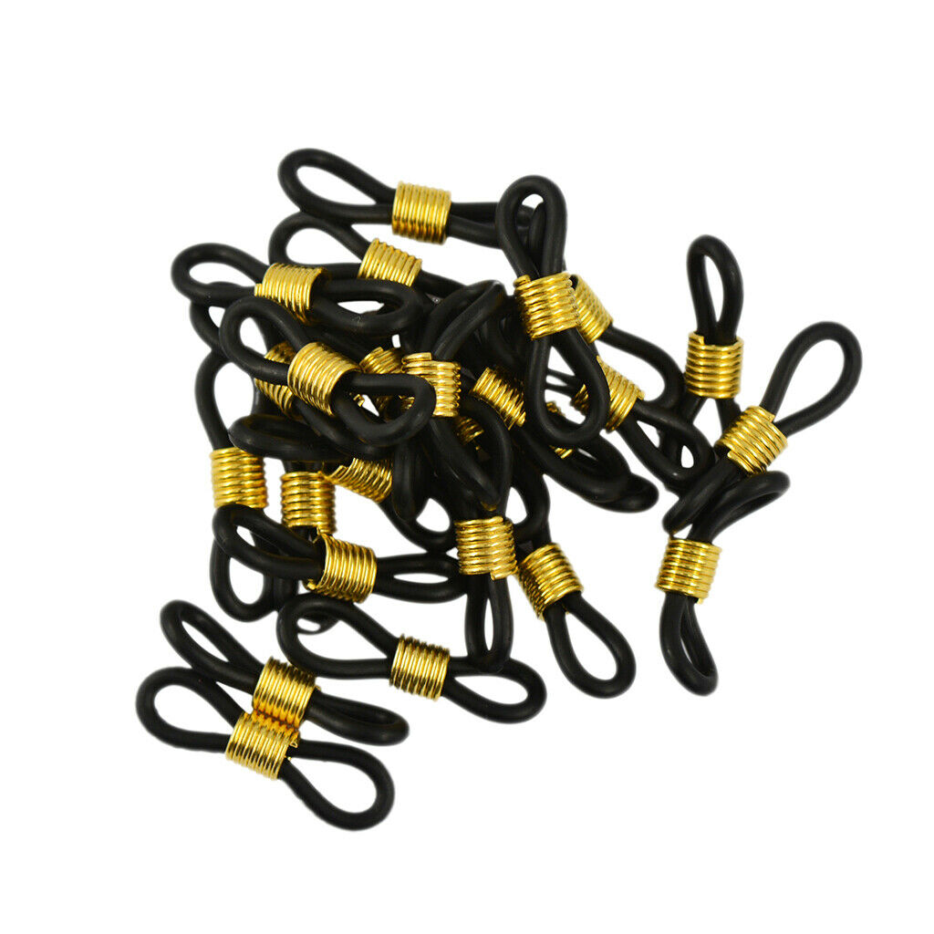 Pack of 25 Eyeglass Chain Ends Connectors for Eye Glasses Sunglasses Holder