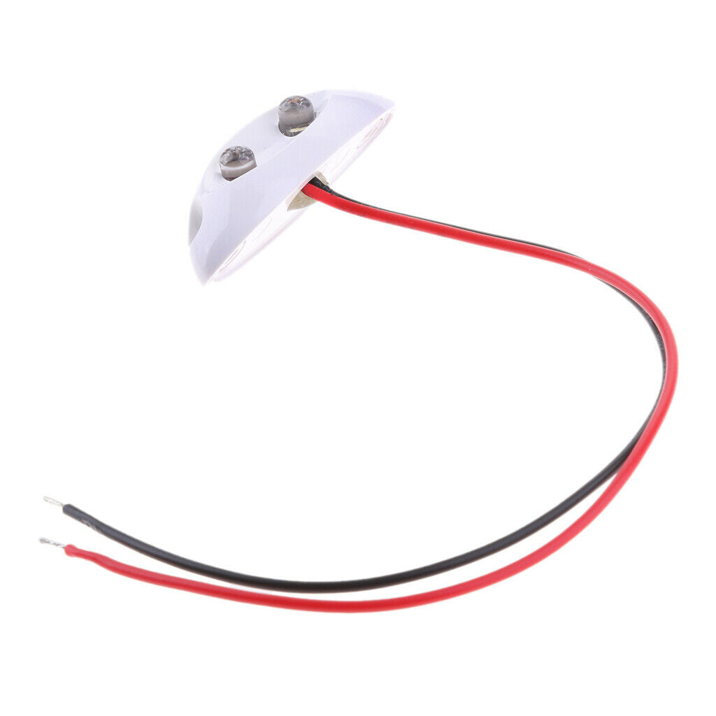 Marine Boat RV White LED Interior Courtesy Light Caravan Walkway Stair 12V