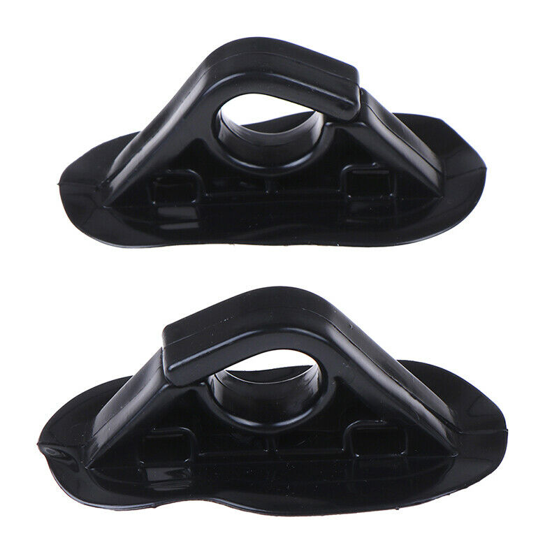 2Pcs PVC Oar Paddle Stand Holder Hook Buckle for Boat Canoe Kayak Rubber .l8