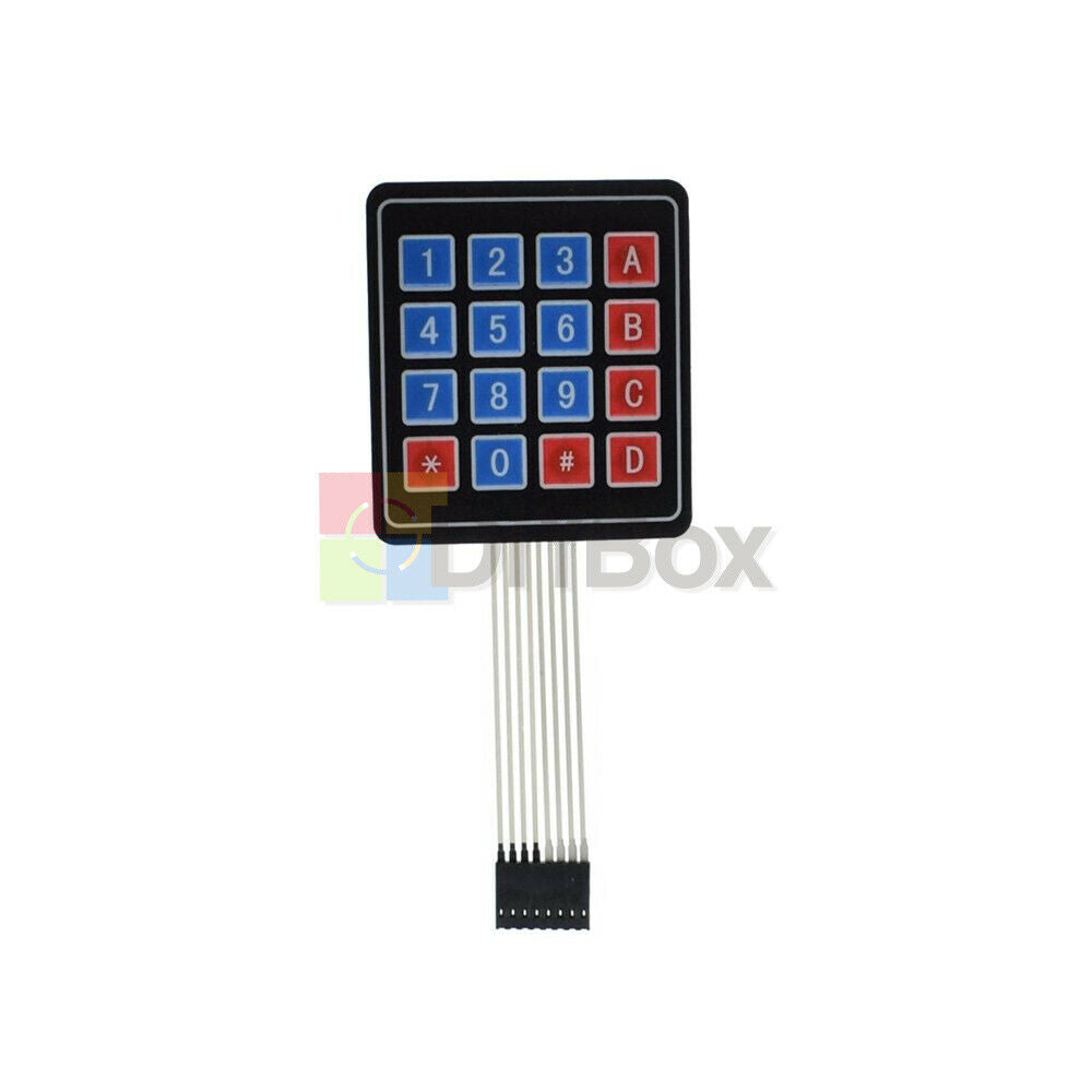 5Pcs 4 x 4 Matrix Array 16 Key Membrane Switch Keypad Keyboard AVR Fit Arduino