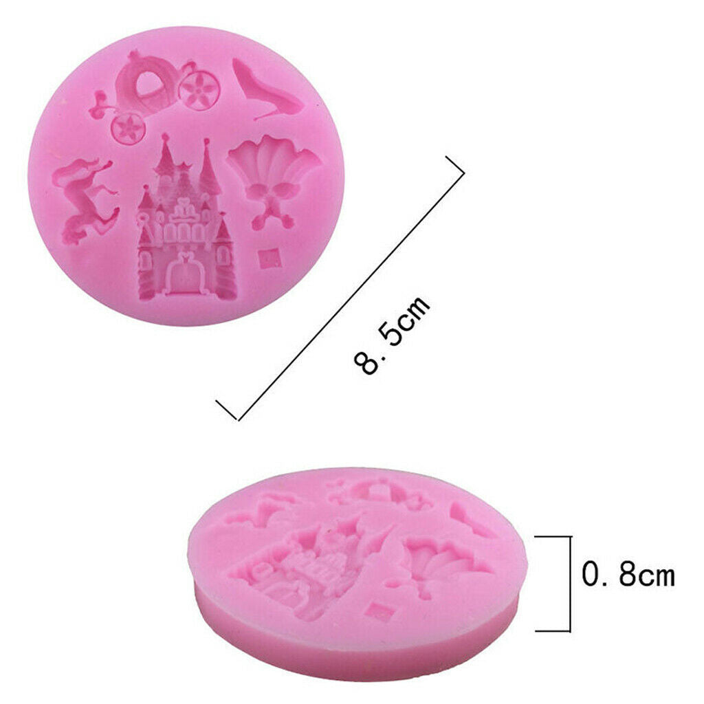 Castle Dress Silicone Cake Mould Fondant Sugar Chocolate Decorating Tool