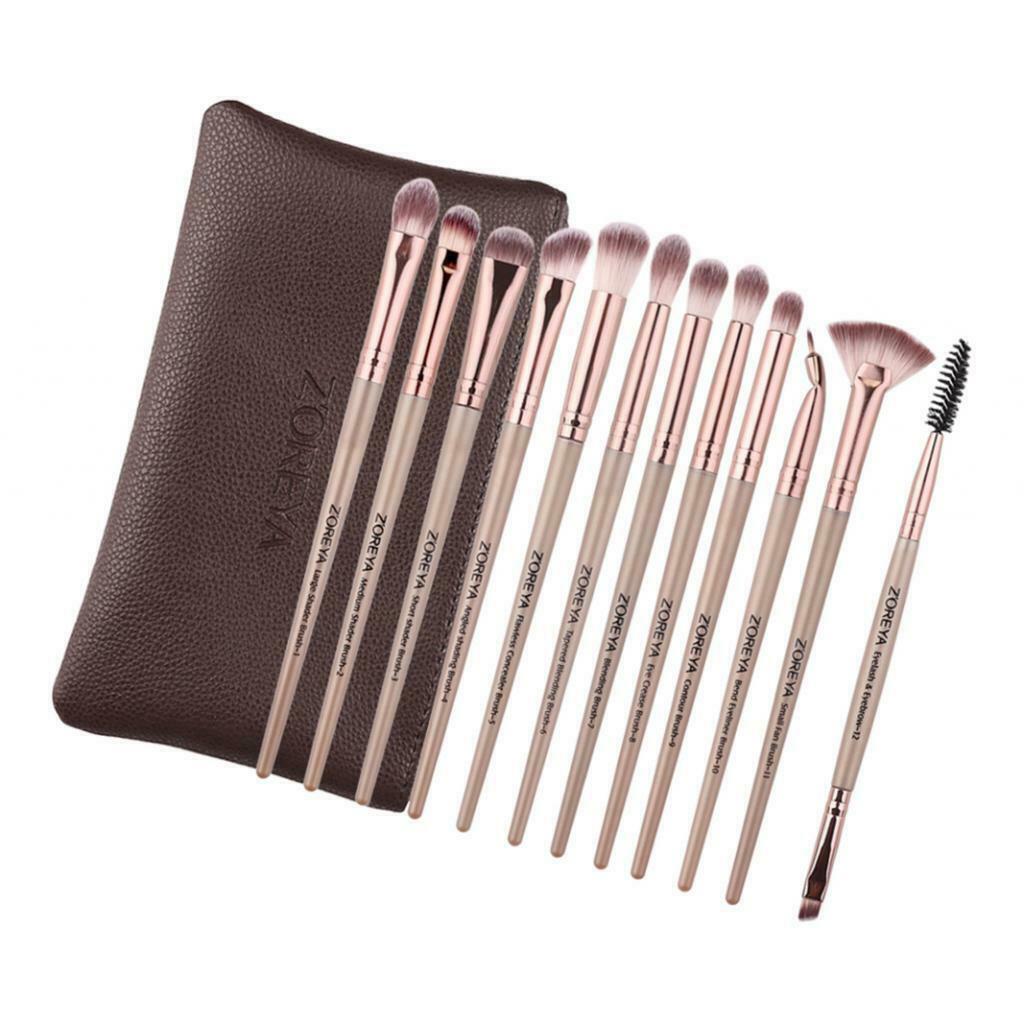 13X Premium Nylon Powder Eyeshadow Blush Concealer Makeup Brushes Gift Set