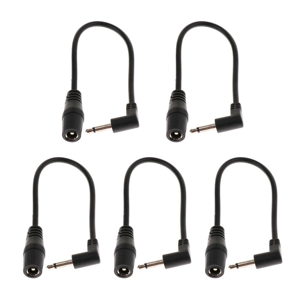 5 Pcs Stright Right Angle Guitar Effect  Cable