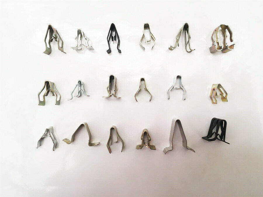 100x Car Dashparts Audio DVD Panel Metal&Plastic Mixed Fastener Clips Universal
