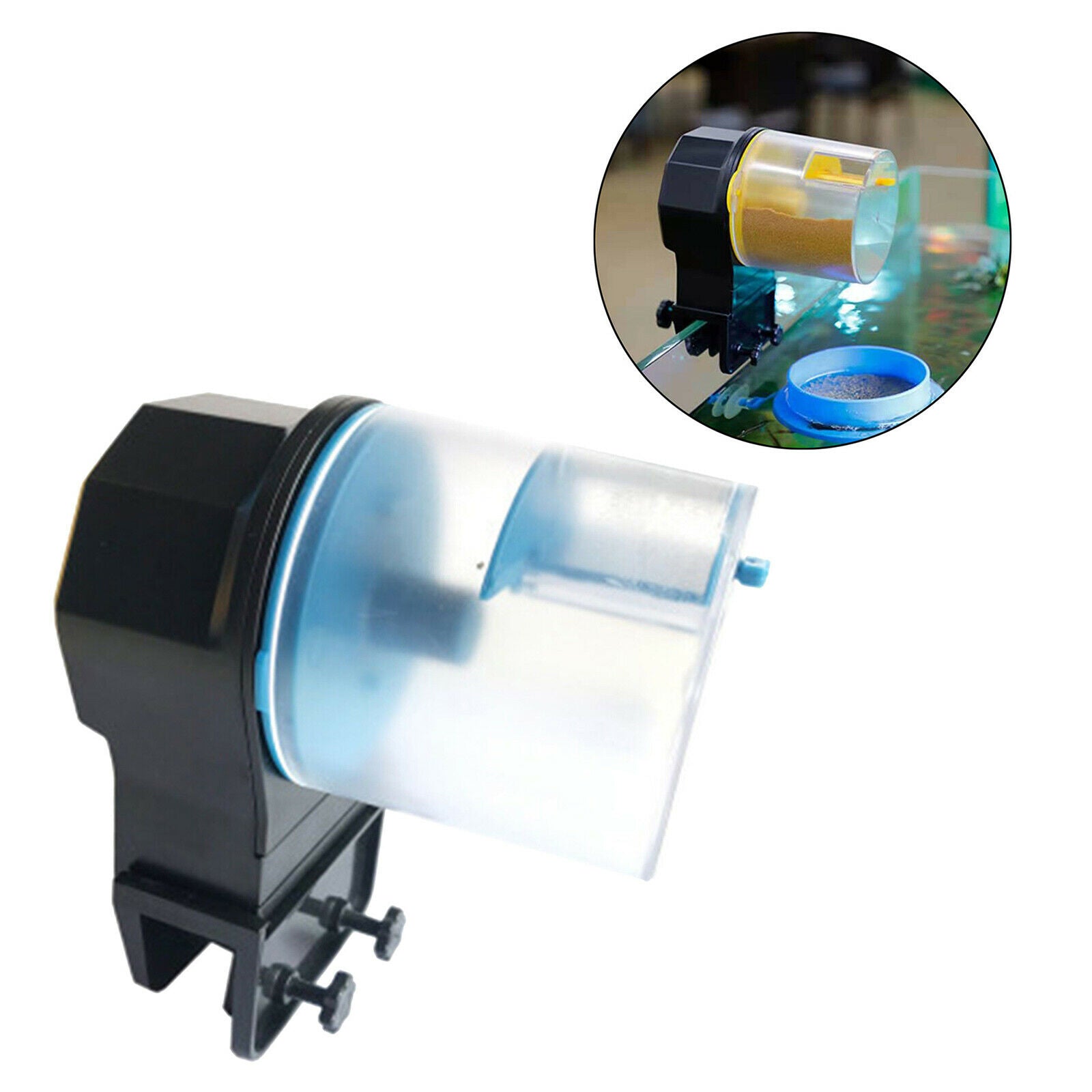 Smart Automatic Fish Feeder Turtle Tank Auto Feeder 12/24H Timer Feeders
