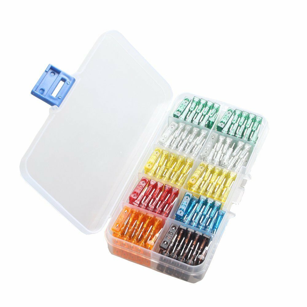 120Pcs Assorted Car Mini Low Profile Fuse 5,7.5,10,15,20,25,30 AMP ATM APM Sales