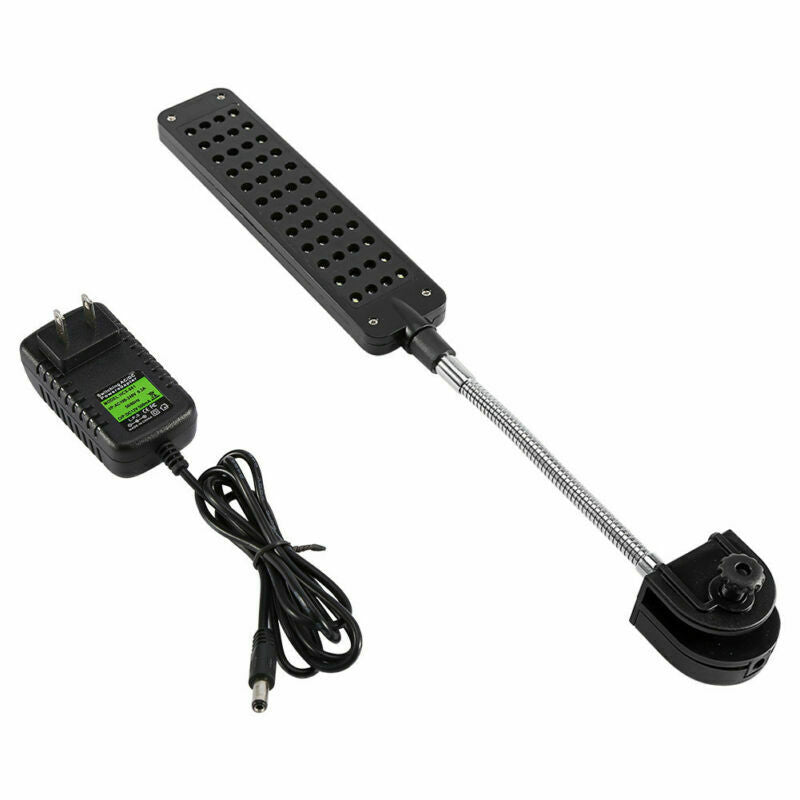 48 LED Aquarium Light Flexible Arm Clip on Plant Grow Fish Tank White Blue Lamp