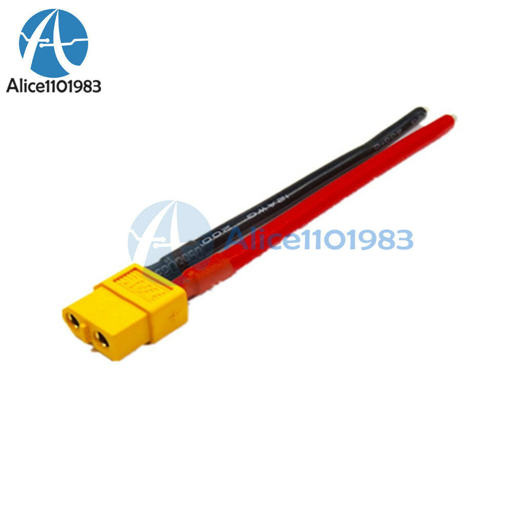 XT60 Connector Female W/ Housing 10CM / 100mm Silicon Wire 14AWG Cable
