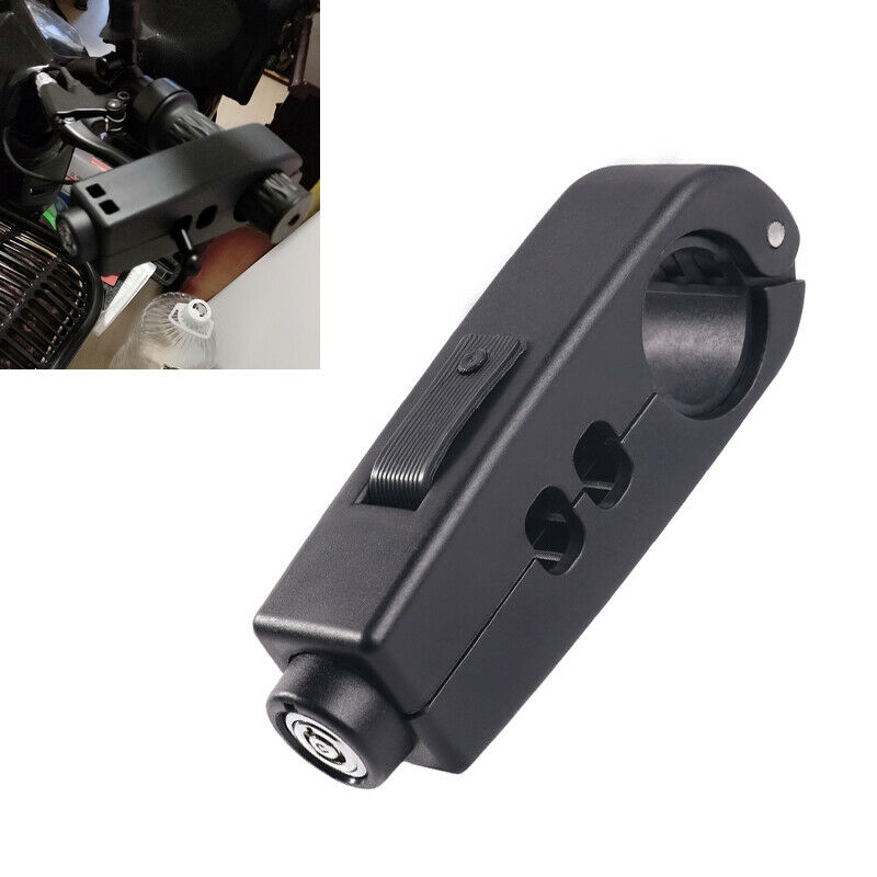 Motorcycle Scooter Bicycle Throttle Grip Lock Handlebar Lever Brake Anti-theft