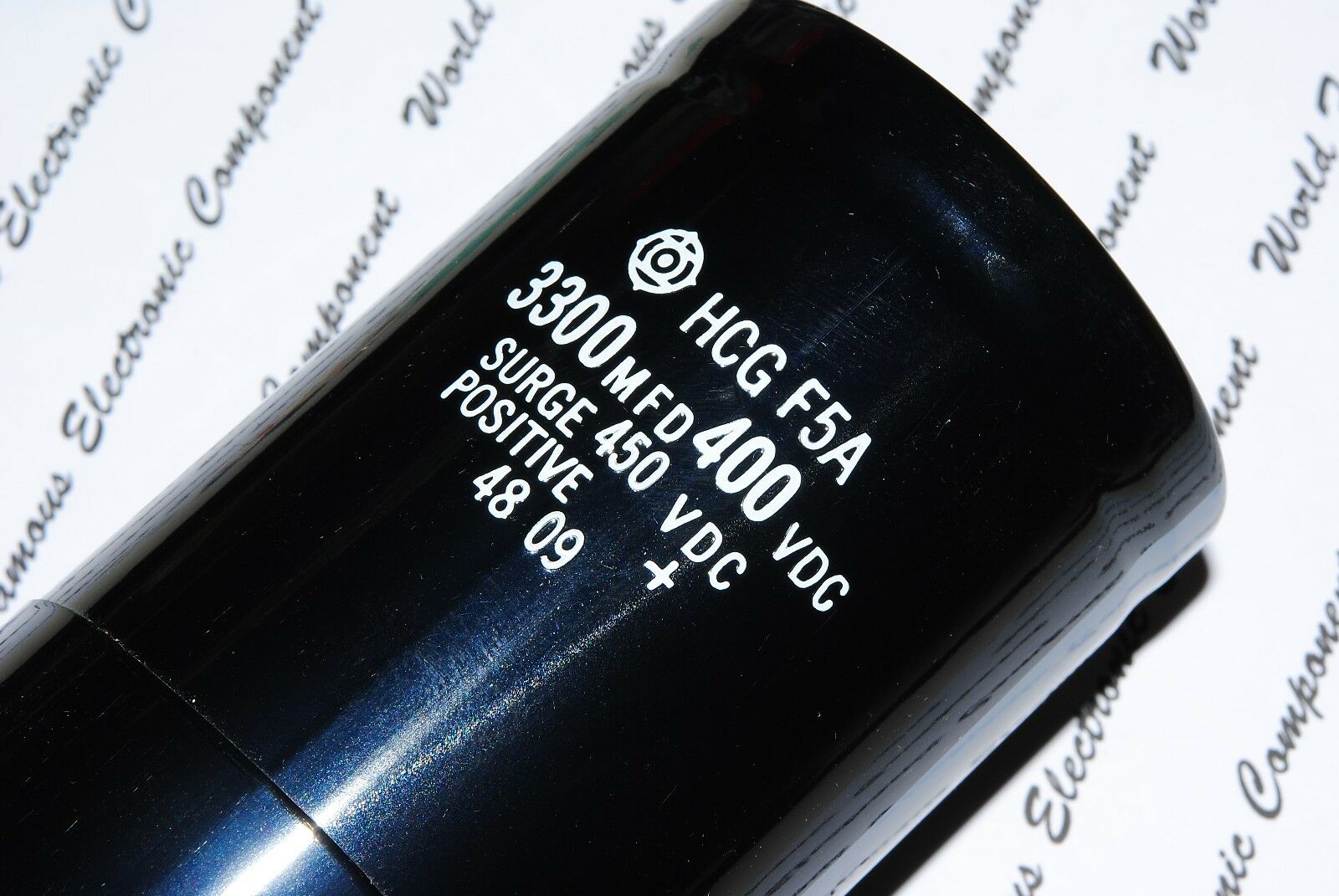 1pcs-Hitachi HCG F5A 3300uF (3300µF) 400V SURGE-450V Screw Terminal Capacitor
