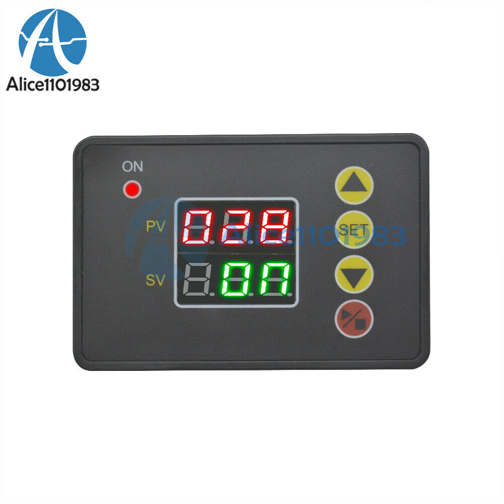Digital Dual LED Timer Delay Relay Timing Controller Microcomputer Module DC 12V