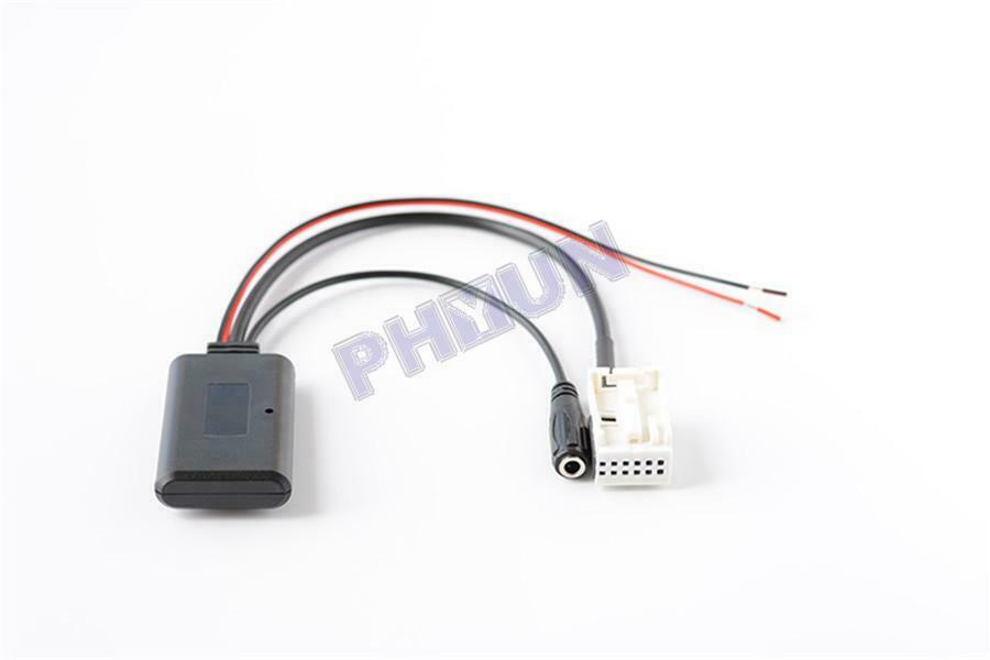 For Mercedes Benz W169 W245 W203 W209 W164 Bluetooth Aux Cable Adapter w/ Mic