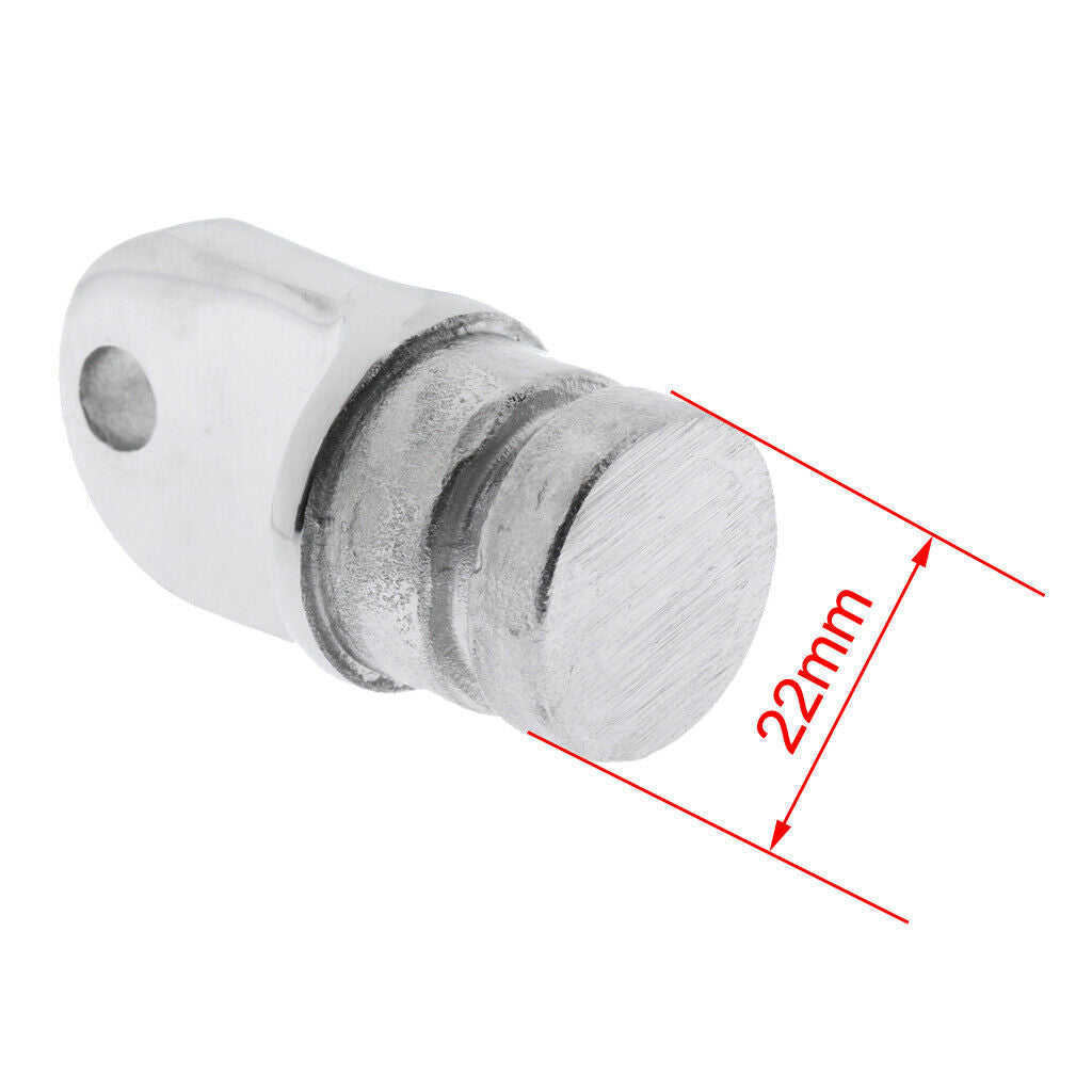 Heavy Duty Marine Boat Bimini Top Fitting Inside Eye End 22mm 7/8"