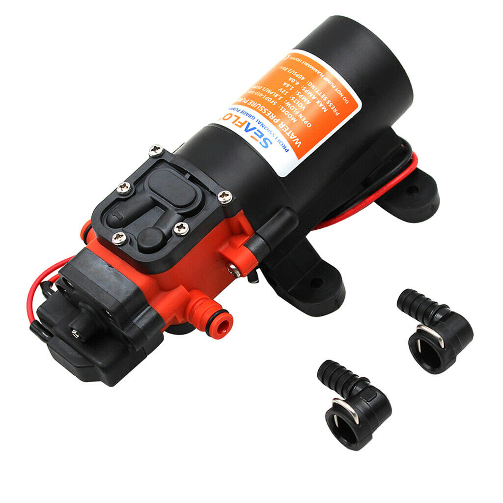 DC 24V Self Priming Water Pressure Diaphragm Pump 1.2GPM 4.2L/min 35Psi Fit for