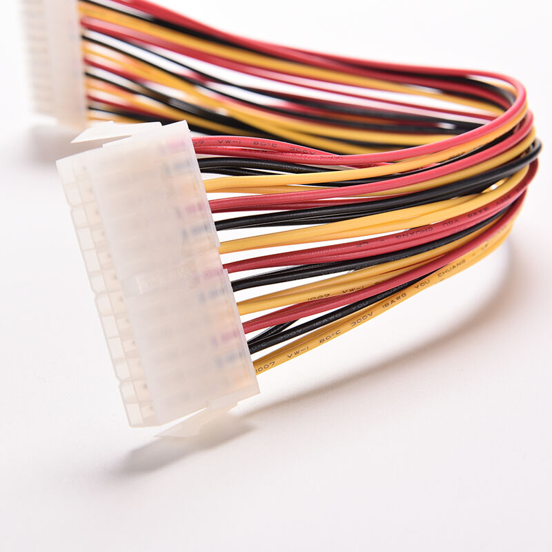 30cm ATX 24 Pin Male to Female Extension Cable Internal PC PSU TW Power Le.l8