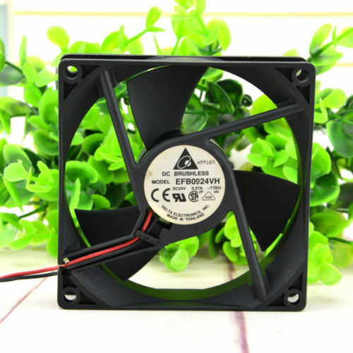 For Delta EFB0924VH fan 92*92*25mm 24V 0.27A 2Pin