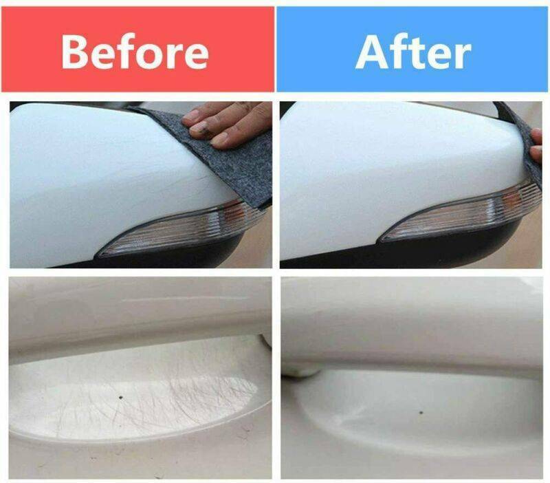 HGKJ-11 Car Paint Scratch Remover Repair Agent Wax & Magic Nano Cloth Surface^