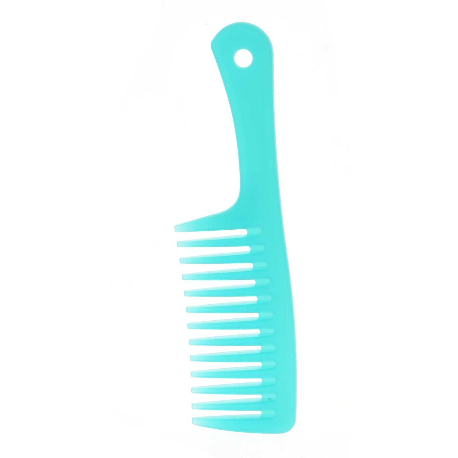 Wide Tooth Comb for Curly Hair,Long Hair,Wet Hair,Detangling Comb Large(cyan)