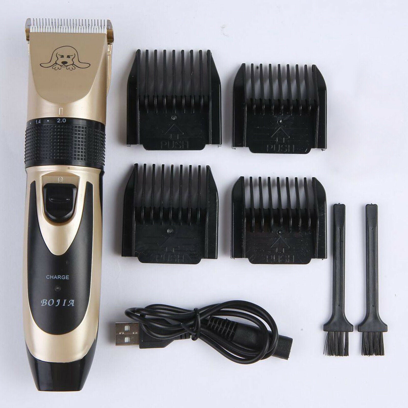 Dog Clippers Low Noise Mute Dog Grooming Kit Pet Hair Clipper Trimmer Shaver