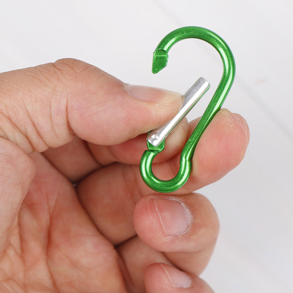 5Pcs/Set Random No.5 Aluminum Alloy Gourdshaped Outdoors Sport Clasp Smal.l8