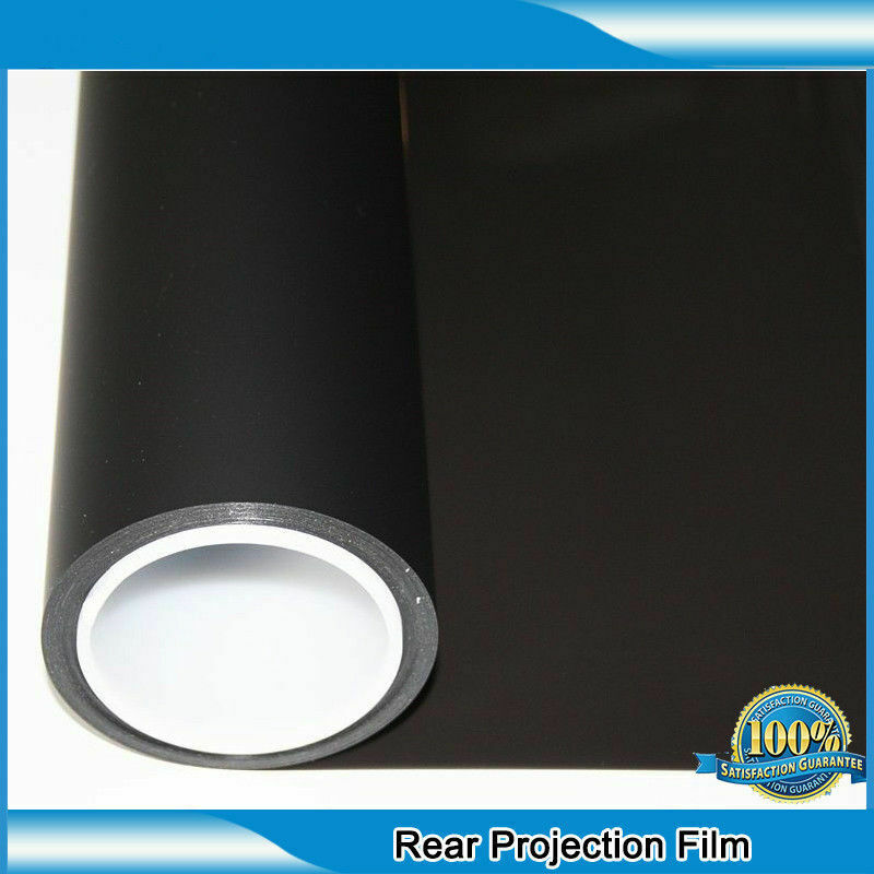 Black Self-adhesive Screen Film Rear Projection Film PET Holographic Projector
