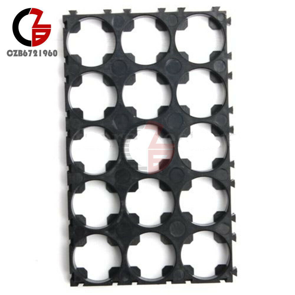 10 X 18650 3x5 Cell Batteries Spacer Radiating Shell Plastic Heat Holder Bracket