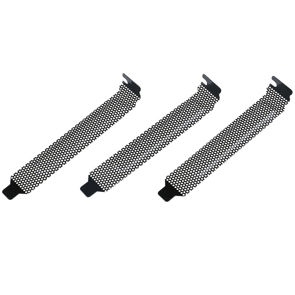10Pcs New black PCI slot cover dust filter blanking plate hard st BR