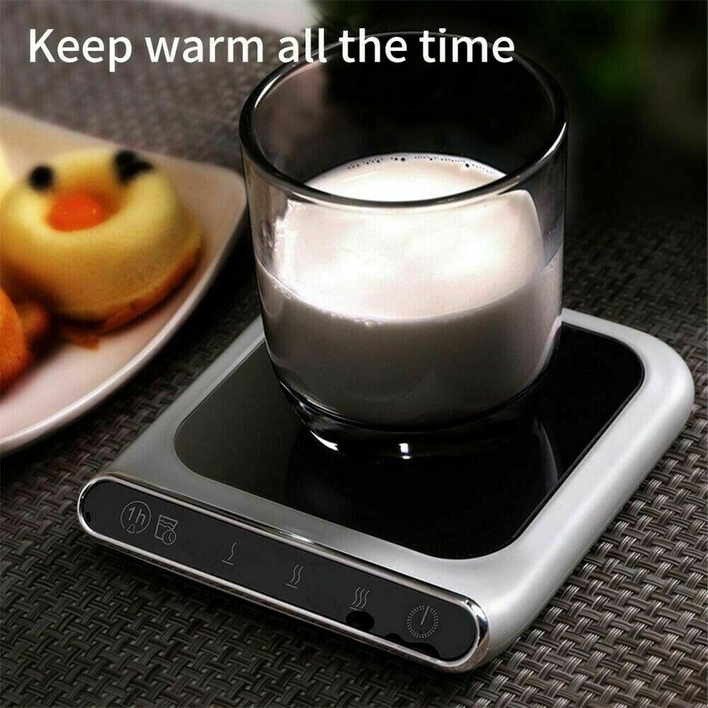 Cup Mug Warmer Coffee Tea Milk Drink Heater Pad Auto Shut Off For Office&Home