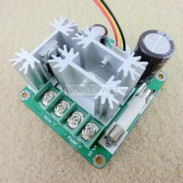 6V-12V-24V-36V-40V-60V-90V / 15A DC Motor Speed Control PWM Controller New