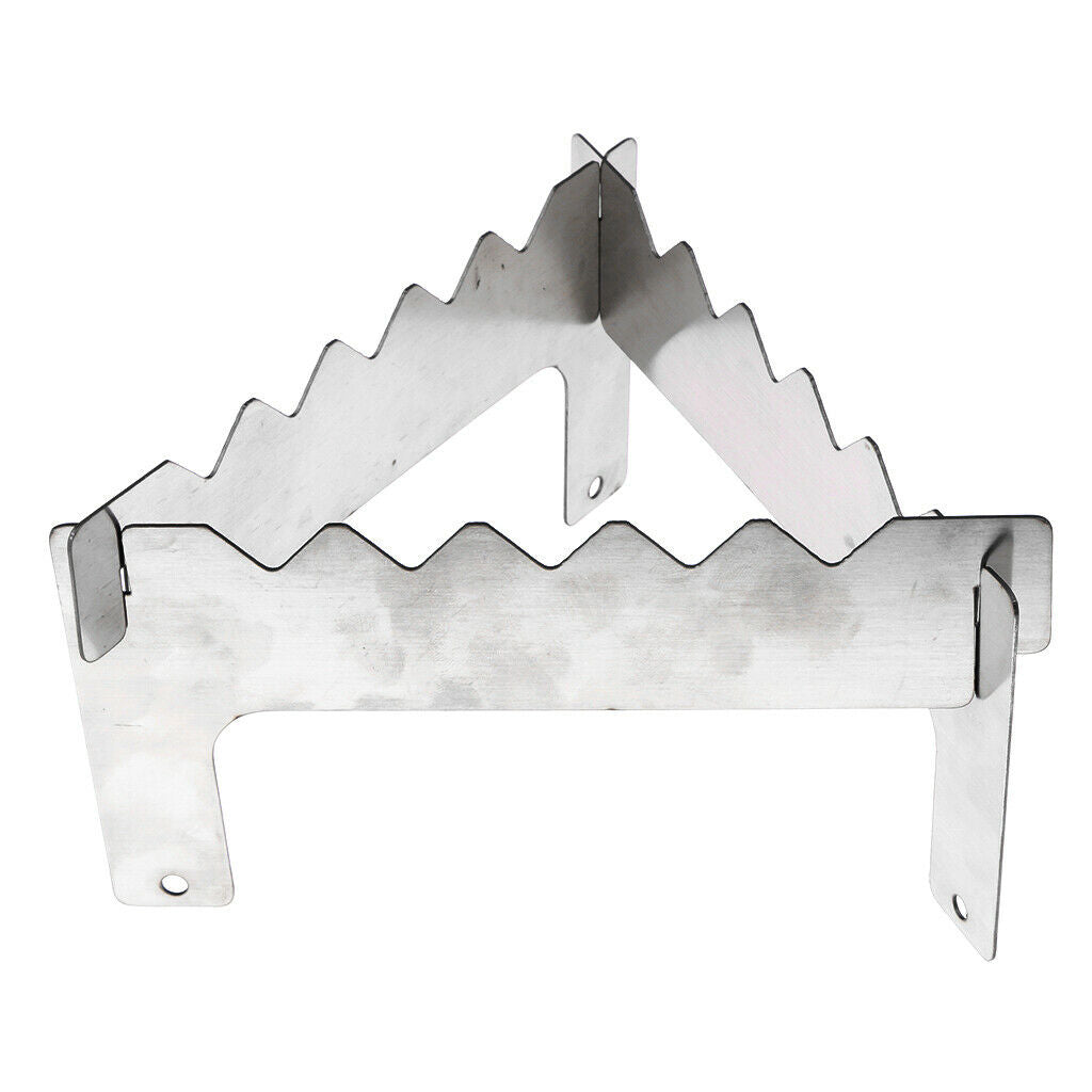Foldable 3-Leg Alcohol Stove Shelf Bracket Pot Holder Camping