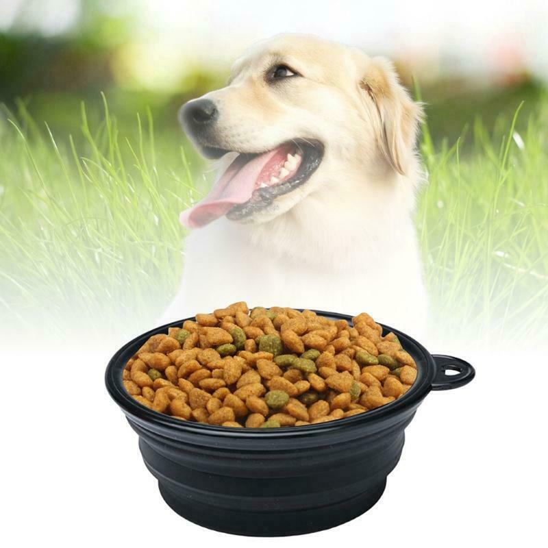 Collapsible Dog Bowls Food Grade Silicone High Quality Leak-Proof Expandable