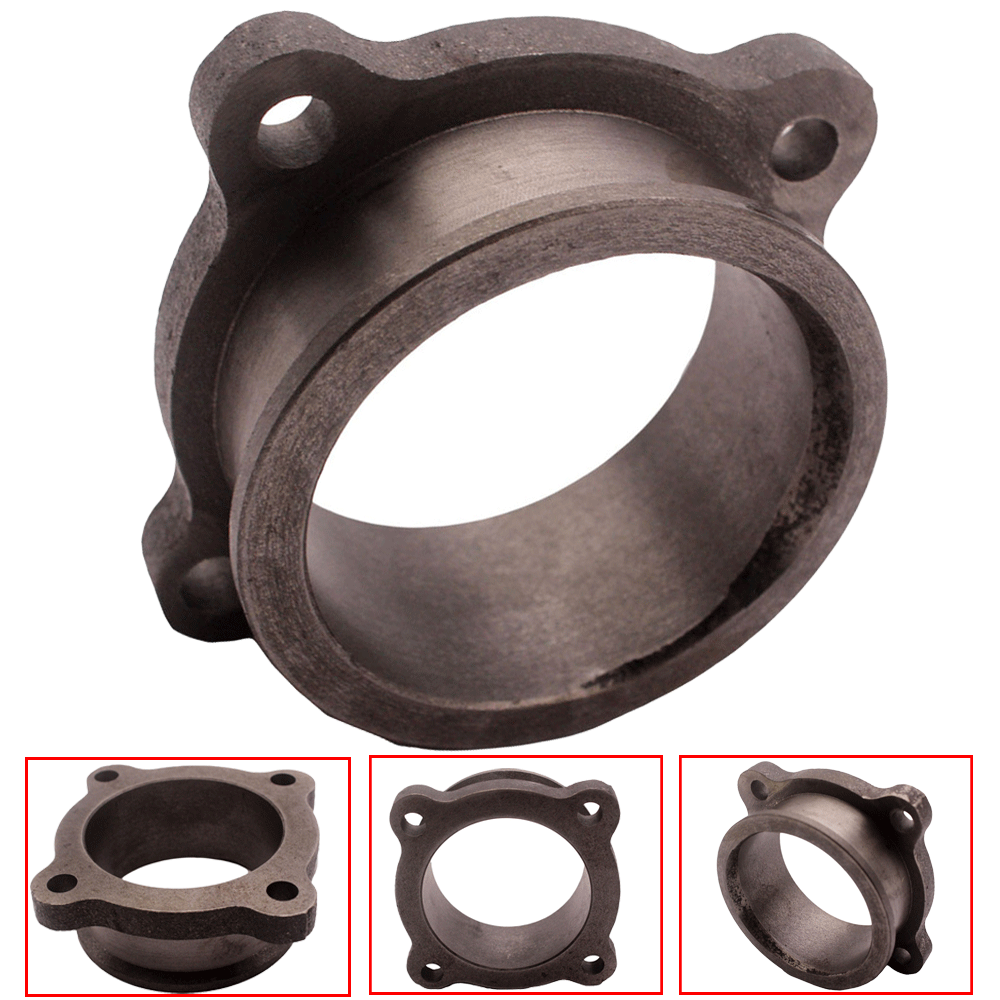 4Bolt 2.5" to 2.5" V-Band Manifold Flange Exhaust Turbo Downpipe Convert Adapter