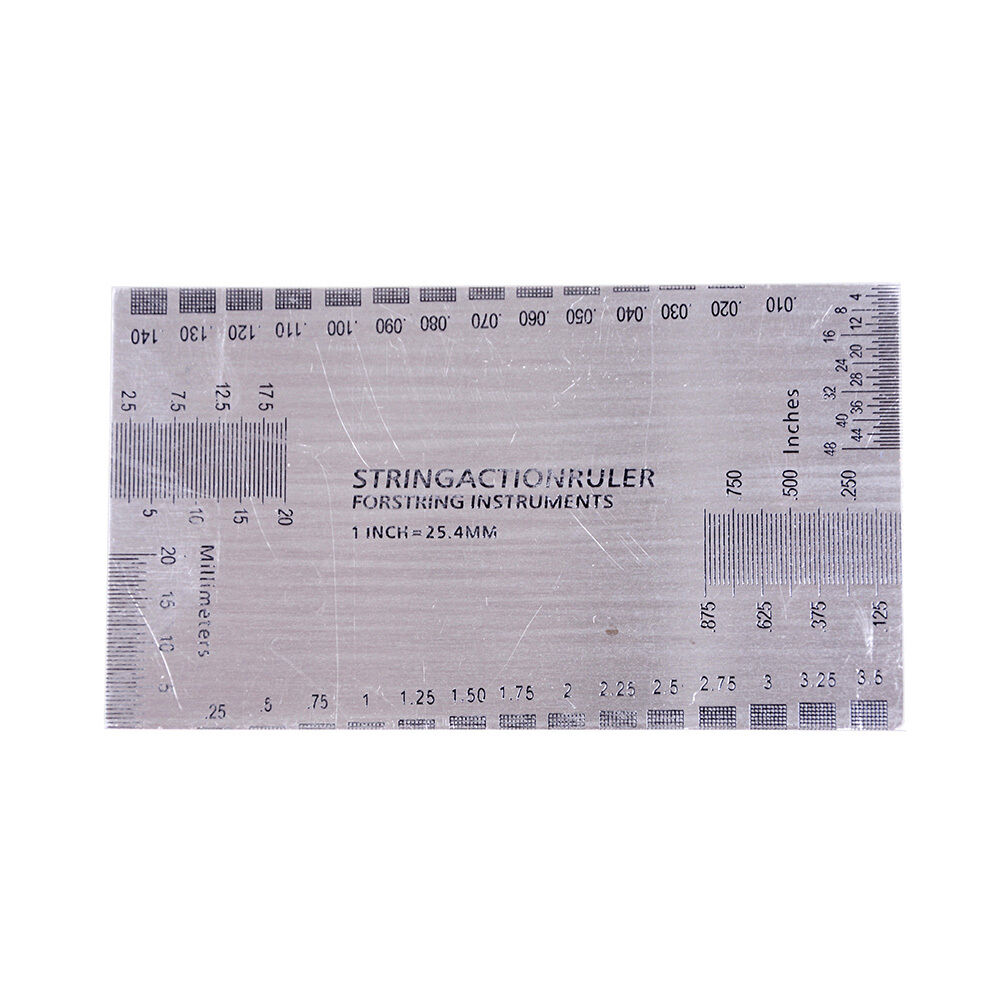 String Act Gauge Rulers Guide Setup Guitar Bass Electric Measuring Luthier.l8