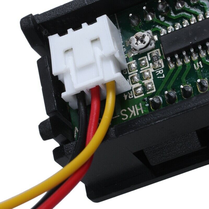 DC 0-99.9V 3 Wire LED Digital Display Panel Volt Meter Voltage Voltmeter Car ME7