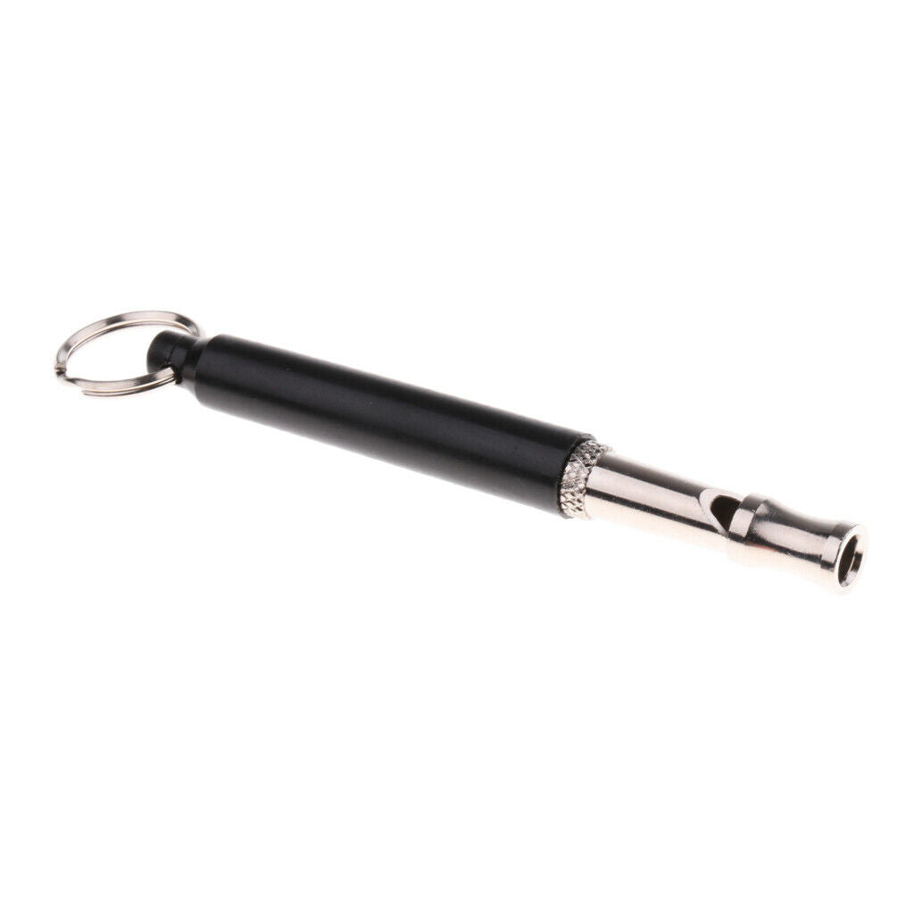 Ultrasonic Sound Pitch Silent Dog Pet  Training Whistle Key Chain New