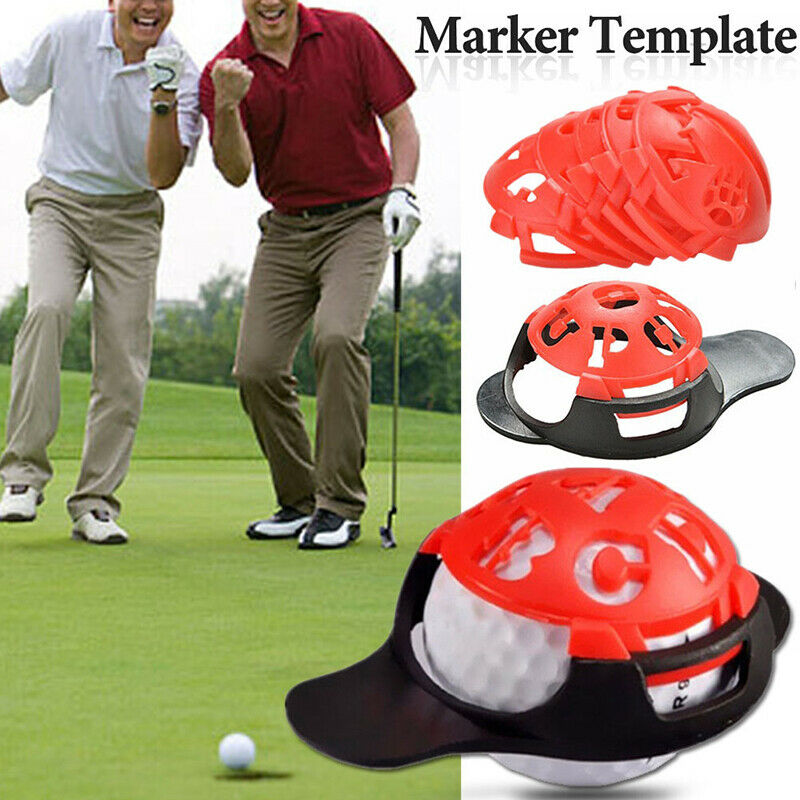 6-in-1 Golf Ball Line Liner Marker Template Drawing Alignment Marks Sign .l8