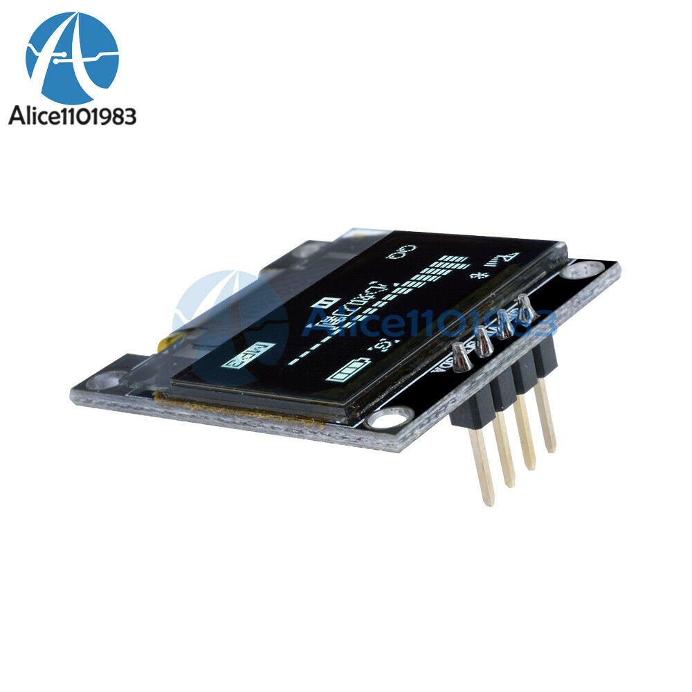 2PCS 0.96" 4 pin I2C IIC 128X64 OLED LCD Display Board Yellow Blue for Arduino