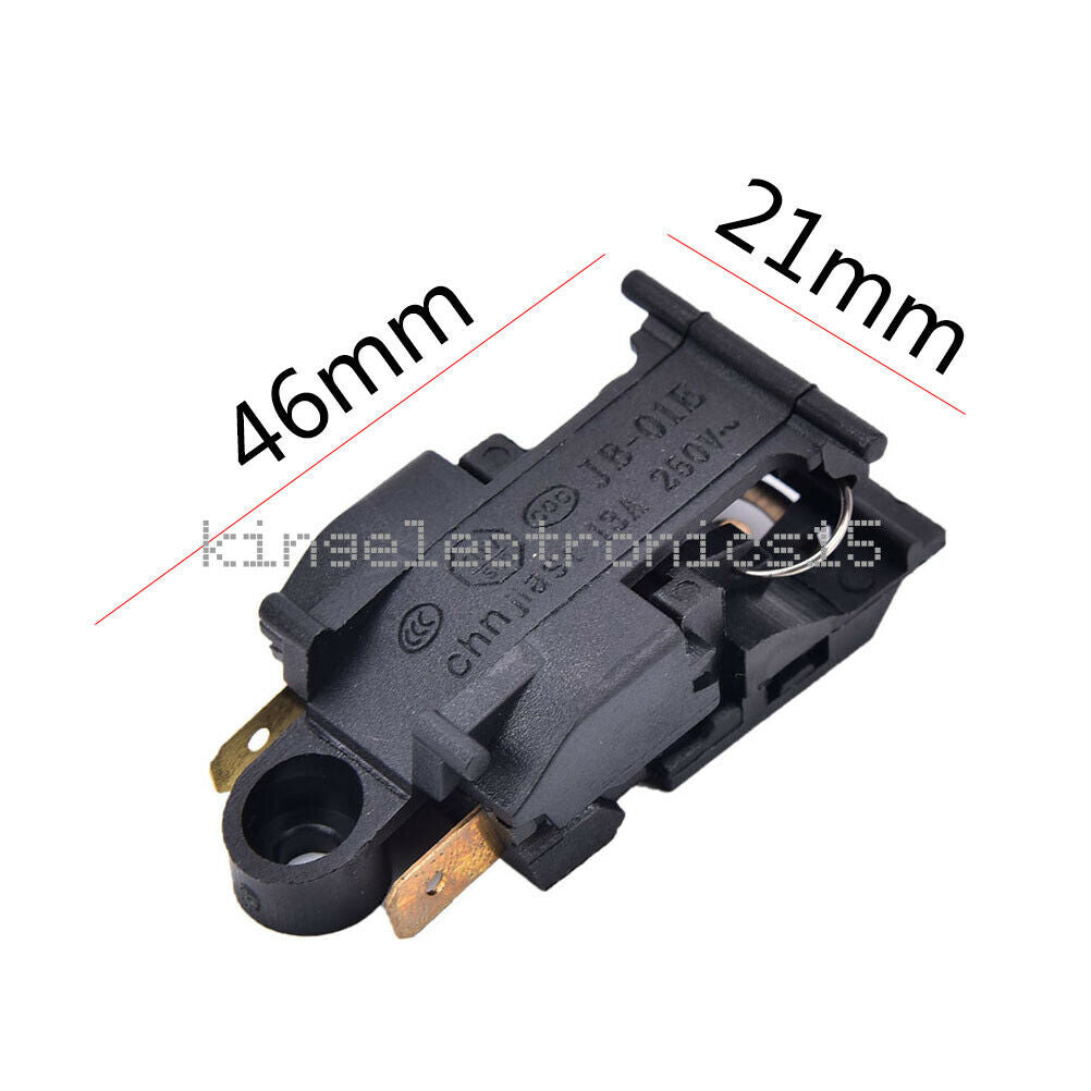2X Electric Kettle Thermostat Switch 13A 2Pin Terminal Kitchen Appliance Parts