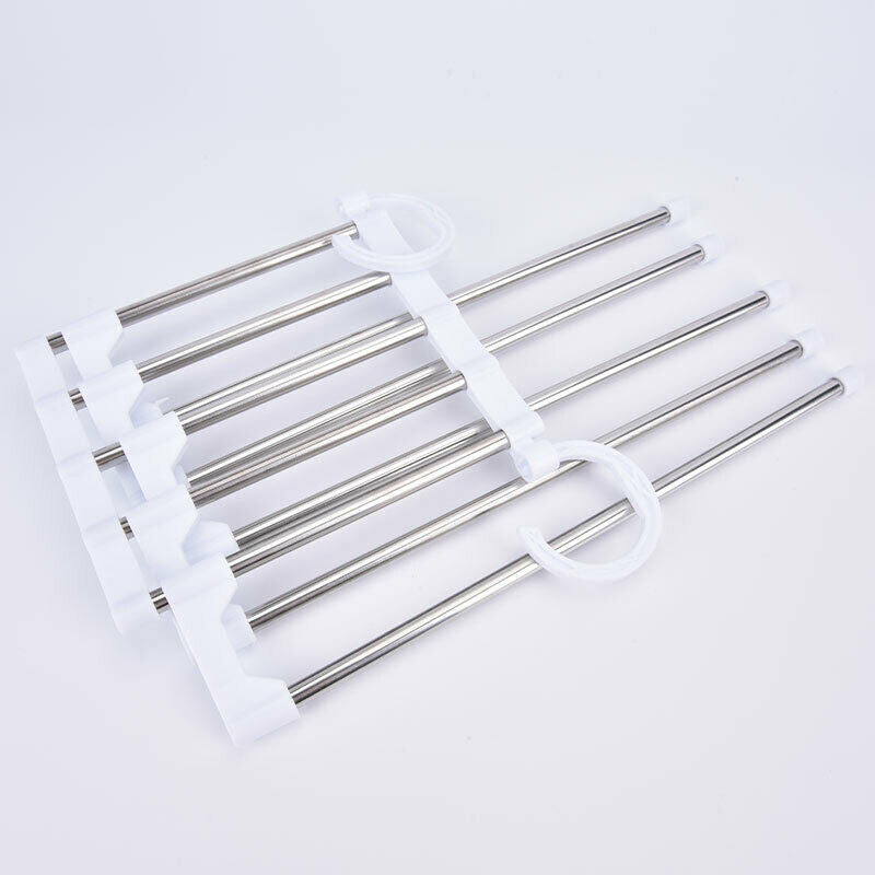 5-in-1 Hanger Multifunctional Portable Hanger Storage Organization Space Sav Rf