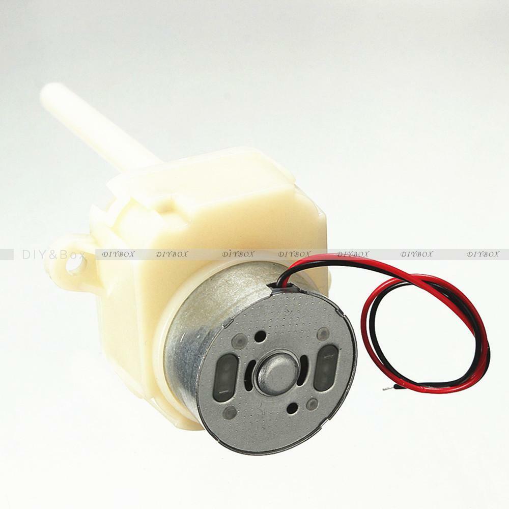 DC 6V 12V 8-16RPM Long Shaft Turbine Worm Gear Motor Slow Reduction Gear Box
