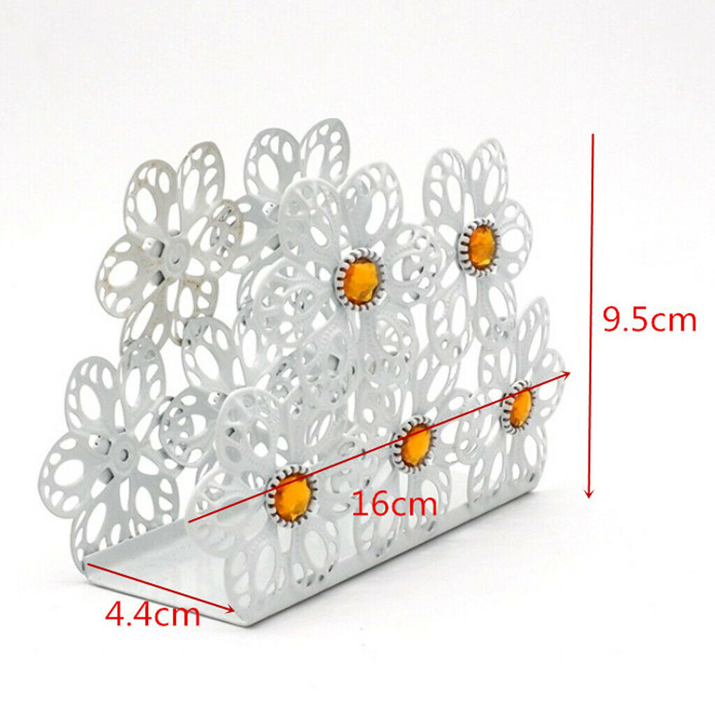 Desktop Upright Napkin Serviette Holder Paper Tissue Rack Party Decor 2#