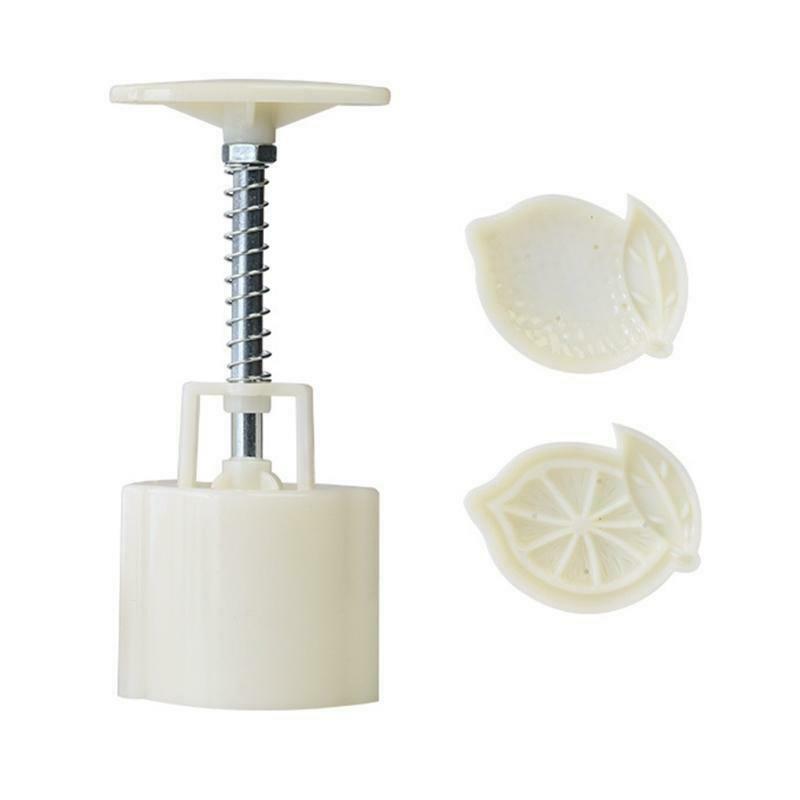 Plastic Mooncake Mold Hand Press Mooncake Stamps Moon Cake Cutter Pastry Gadgets