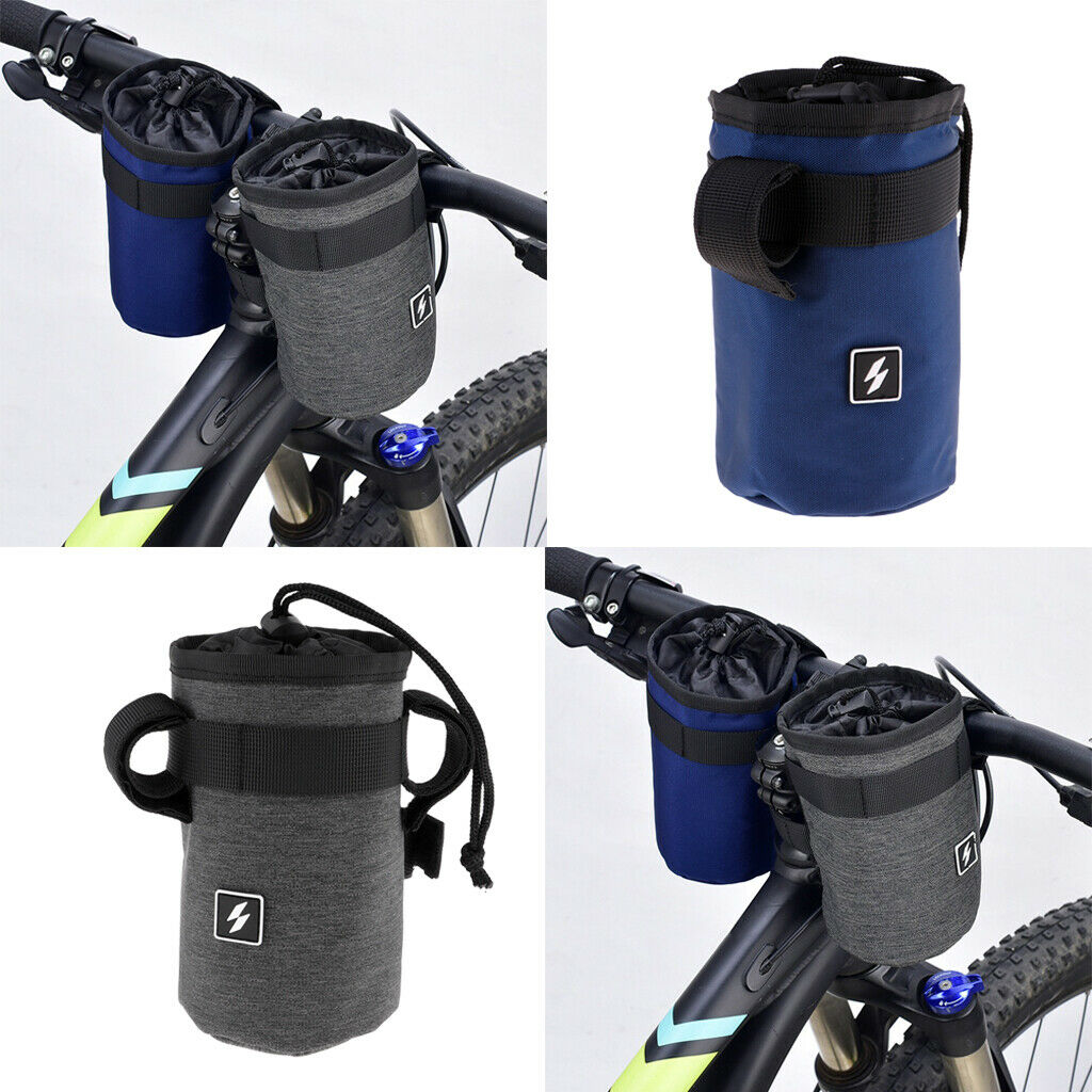 2 Count Sports Water Bottle Holder Carrier Pouch Camping Bike Handlebar Bags for
