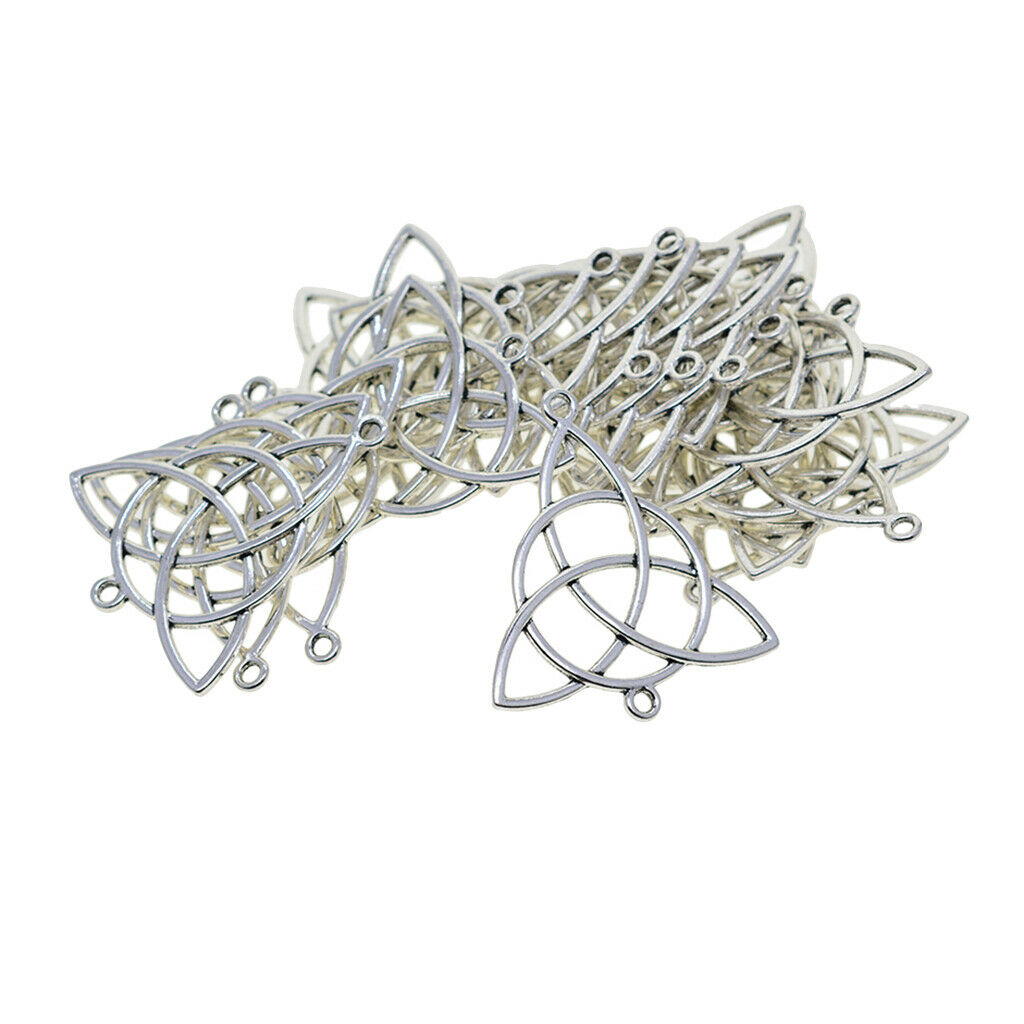 20x Viking Celtic Knot Bracelet Charm Pendant for DIY Jewelry Findings Craft