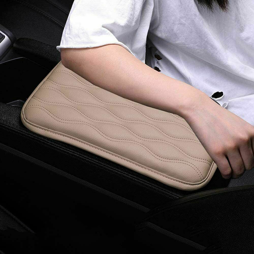 Auto Armrest Pad Cover PU Center Console Box Leather Cushion Mat Car Accessories