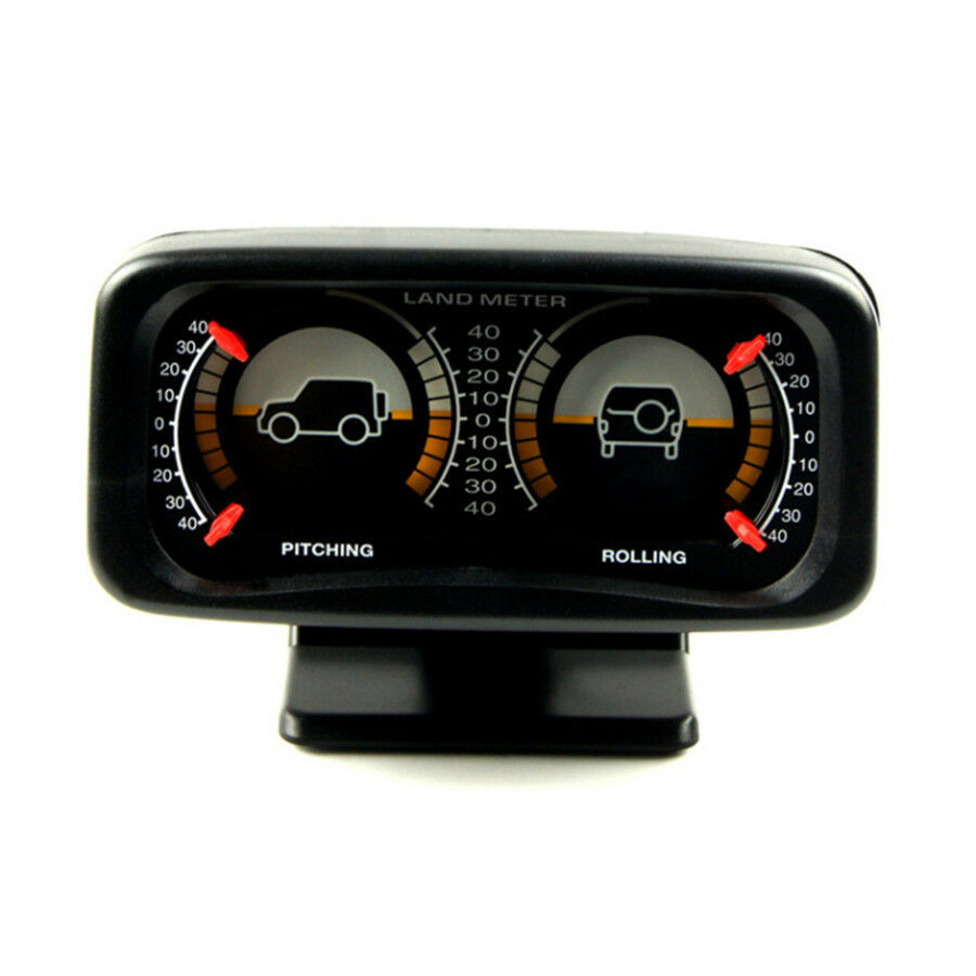 Auto Car Adjustable Rotary Balancer Land Slope Instrument Meter Gauge with Light