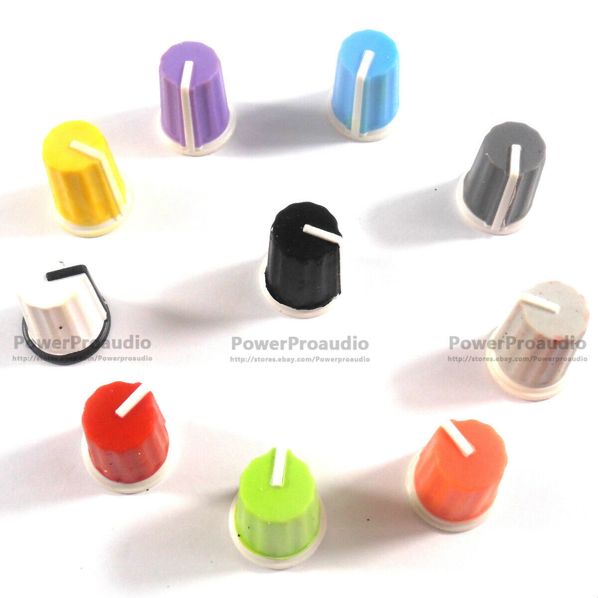 20pcs for Pioneer DJ MIXER DJM Mixer Mixing rubber station knob cap orange color