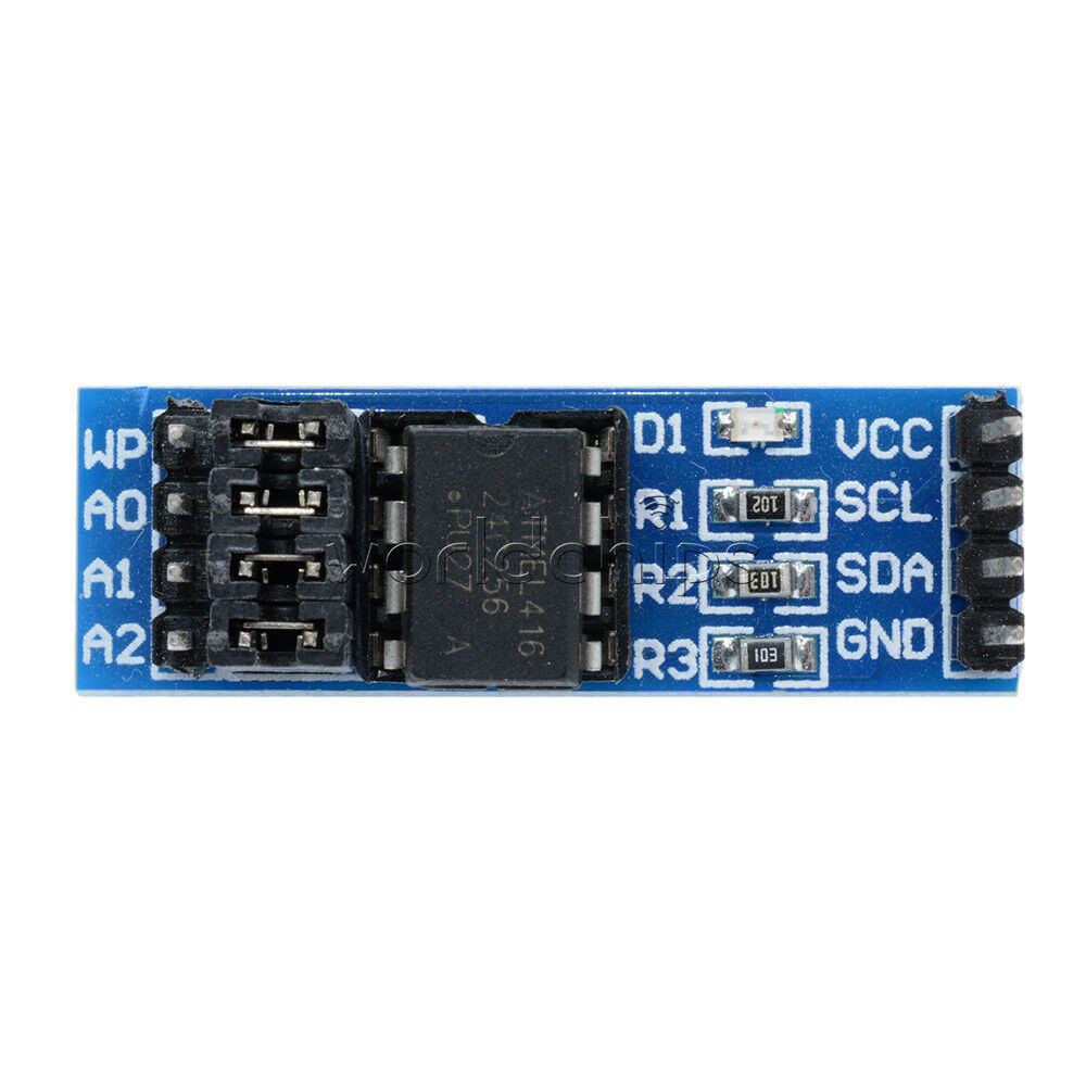 2PCS AT24C256 Serial EEPROM I2C Interface EEPROM Data Storage Module for Arduino