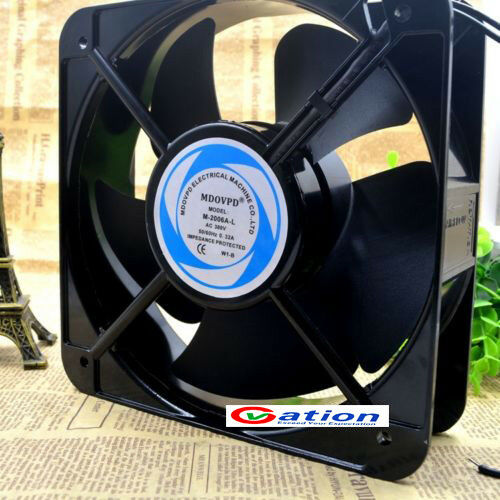 For MDOVPD M-2006A-L Large air volume cooling fan380VAC 0.32A 200X200X60mm 2wire