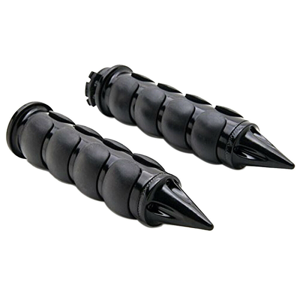 Rubber Motorcycle Handlebar Hand Grips 1'' Inch Throttle Bar Ends